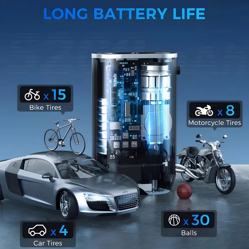 Calibrador de Pneu, Digital portátil para Automóveis e Motocicletas