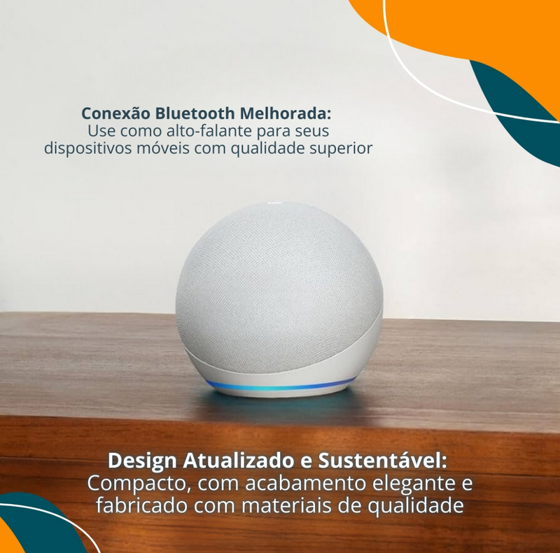 Amazon Alexa Echo Dot 5 Geração Assistente Virtual