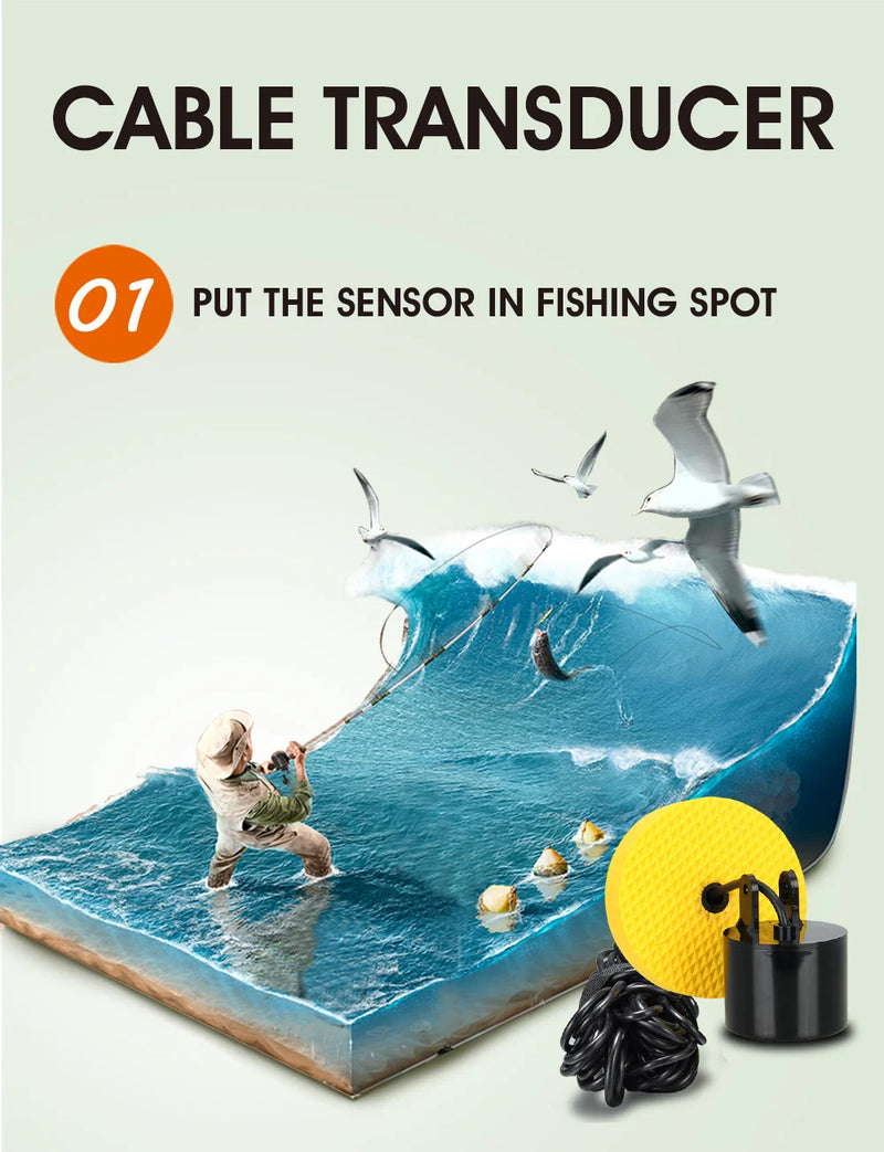 Sonar portatil para pescaria