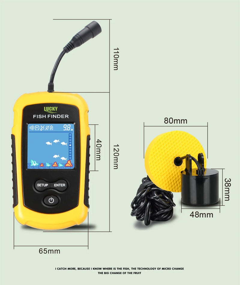 Sonar portatil para pescaria